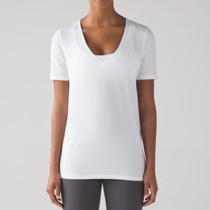 White lululemon Love tee